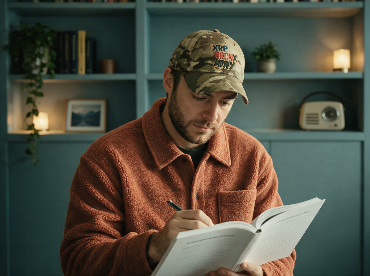 Lewis Jackson filling in a printed Money Magnet Workbook